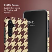 Selencia Vivid Back Cover Samsung Galaxy S25 FE - Pied-de-Poule