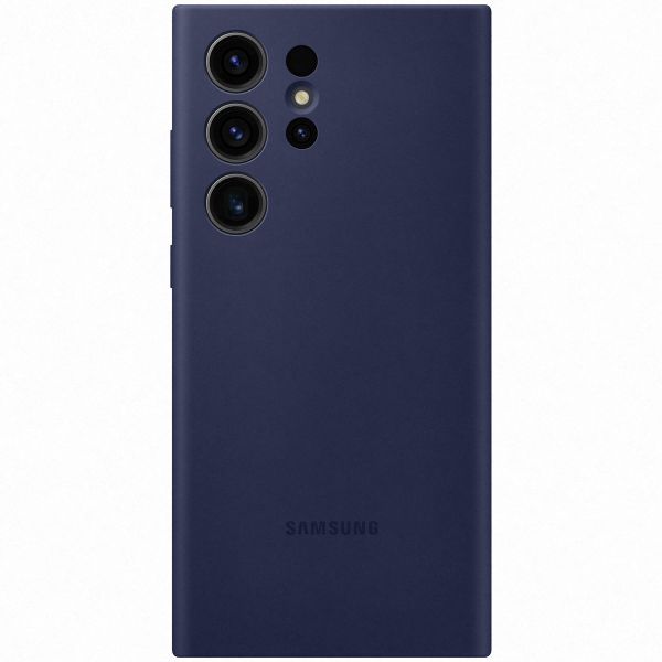 Samsung Original Silikon Cover für das Galaxy S23 Ultra - Navy