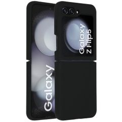 Accezz Liquid Silikoncase Samsung Galaxy Z Flip 5 - Schwarz