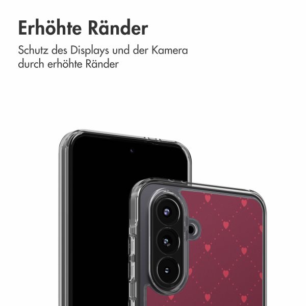 imoshion Design Hülle Samsung Galaxy A56 - Crush Check Coral Dust