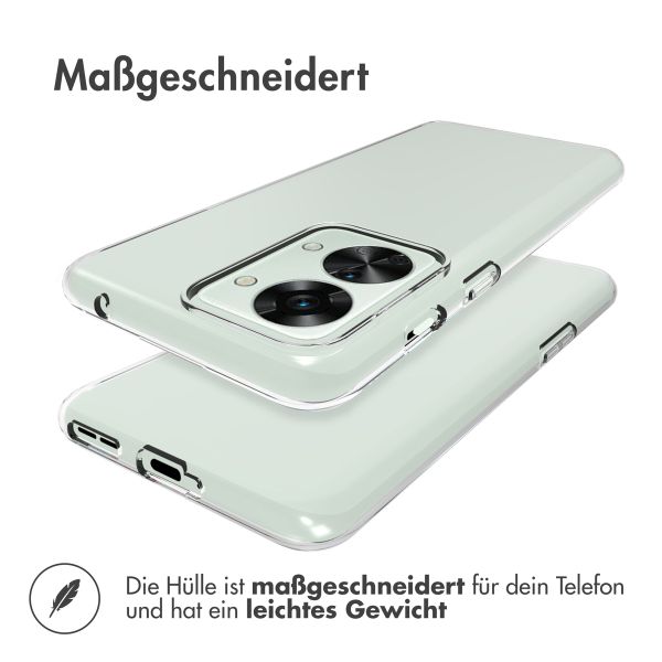 Accezz Clear TPU Backcover OnePlus Nord 2T - Transparent