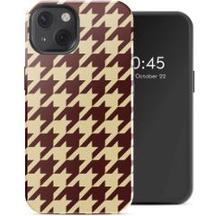 Selencia Vivid Rückabdeckung mit MagSafe Apple iPhone 13 - Pied-de-Poule