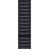 Apple Leather Link Armband für das  Apple Watch Series 1 t/m 11 / SE / Ultra (44/45/46/49 mm) - Größe M/L - Ink