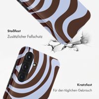 Selencia Vivid Rückabdeckung mit MagSafe Samsung Galaxy S25 - Dream Swirl Chocolate