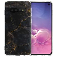 imoshion Design Hülle Samsung Galaxy S10 - Black Marble