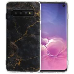 imoshion Design Hülle für das Samsung Galaxy S10 - Black Marble