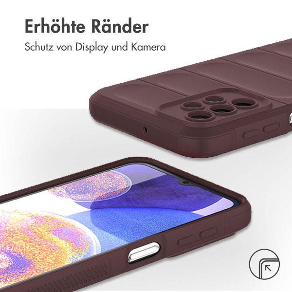 imoshion EasyGrip Back Cover für das Samsung Galaxy A23 (5G) - Aubergine