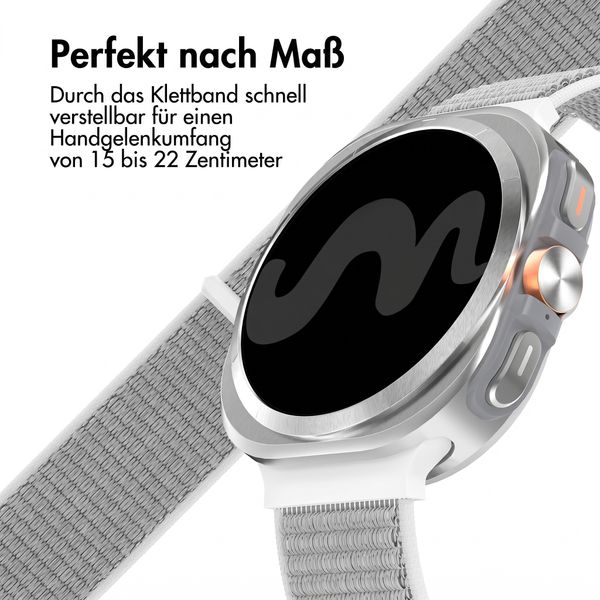imoshion Nylonarmband für Samsung Galaxy Watch Ultra (2024/2025) - Seashell