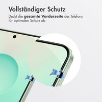 Accezz Gehärteter Glas-Schutz + Applikator Samsung Galaxy S24 Plus / S25 Plus