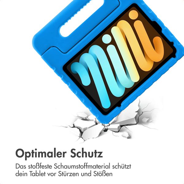 imoshion Schutzhülle mit Handgriff kindersicher Apple iPad Mini 7 (2024) / iPad Mini 6 (2021) - Blau