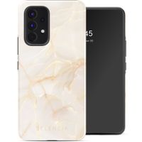 Selencia Vivid Back Cover Samsung Galaxy A53 - Golden Beige Marble