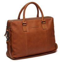 The Chesterfield Brand Salvador Laptoptasche 15-15.6 Zoll - Echtes Leder - Cognac