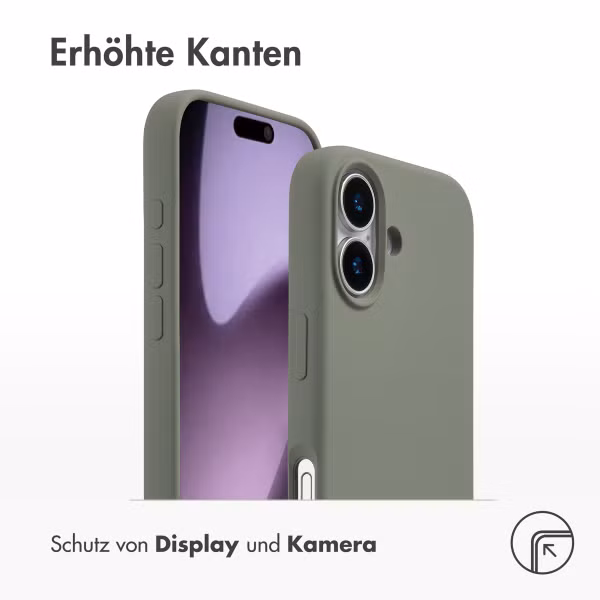 Accezz Liquid Silikoncase mit MagSafe Apple iPhone 17 - Cooper Green