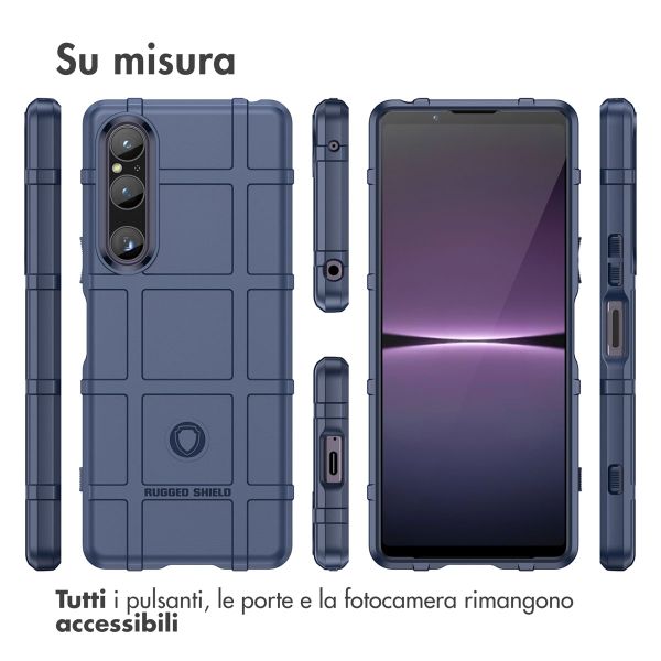 imoshion Rugged Shield Backcover Sony Xperia 1 V - Dunkelblau