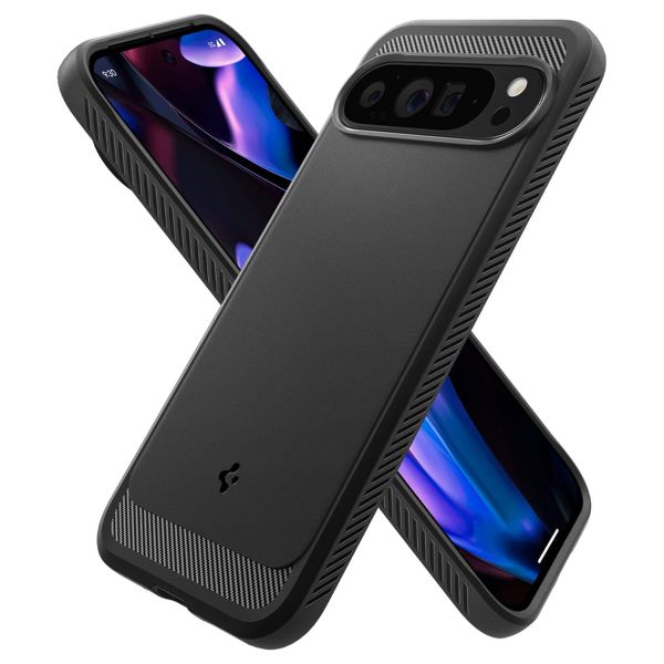 Spigen Rugged Armor Case für das Google Pixel 9 Pro XL - Schwarz