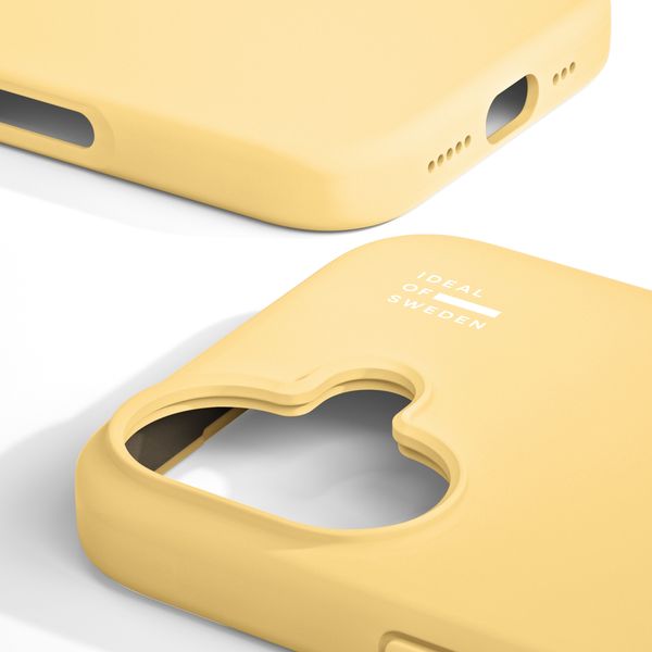 iDeal of Sweden Silikonhülle mit MagSafe Apple iPhone 16 - Soft Lemon