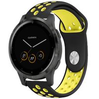 imoshion Silikonband Sport Garmin Vivoactive 4L - Schwarz / Gelb