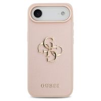Guess Big 4G Logo Hülle Grained Apple iPhone Air - Rosa