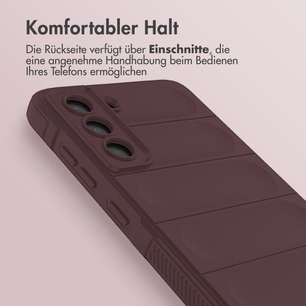 imoshion EasyGrip Backcover Samsung Galaxy S21 FE - Aubergine