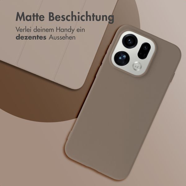imoshion TPU Color Cover Oppo Find X9 - Braun