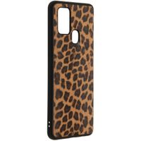 Leopard Hardcase Backcover für das Samsung Galaxy A21s