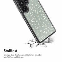 imoshion Design Hülle Samsung Galaxy S26 Ultra - Smoke Green Flowers