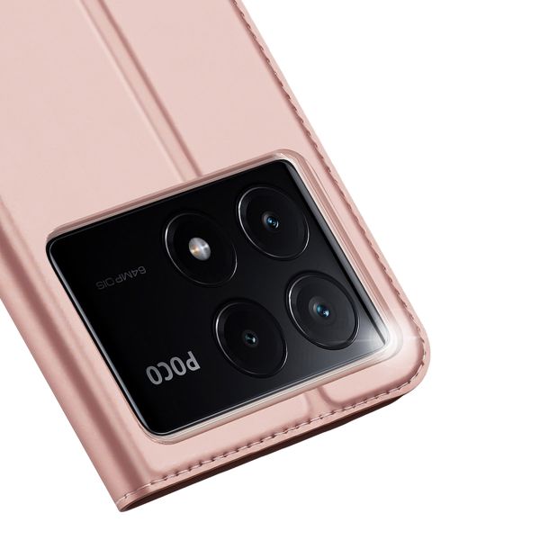 Dux Ducis Slim TPU Klapphülle für das Xiaomi Poco X6 Pro - Rose Gold