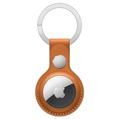 Apple Leather Key Ring für Apple AirTag - Golden Brown