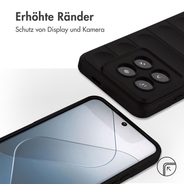 imoshion EasyGrip Back Cover für das Xiaomi 14 Pro - Schwarz