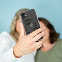 imoshion Design Hülle Galaxy A51 - Abstraktes Gesicht - Schwarz