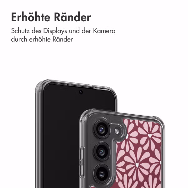 imoshion Design Hülle Samsung Galaxy S23 - Bloom Love Blush