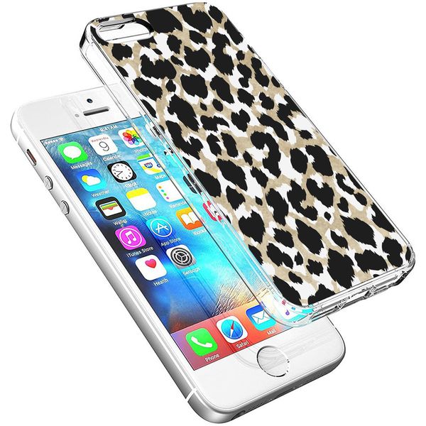 imoshion Design Hülle für das iPhone 5 / 5s / SE - Leopard / Schwarz