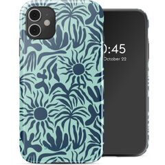 Selencia Vivid Tough Back Cover für das iPhone 11 - Tropical Vibes Light Blue