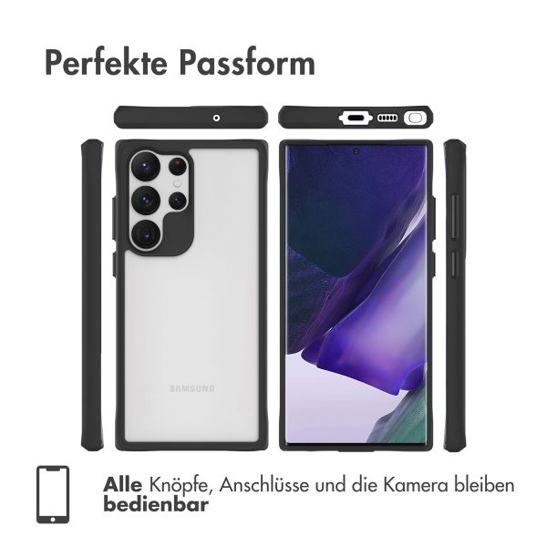 imoshion Rugged Hybrid Case Samsung Galaxy S23 Ultra - Schwarz