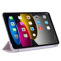 Decoded Textured Sillicon Slim Cover Apple iPad 11 (2025) 11 Zoll A16 / iPad 10 (2022) 10.9 Zoll - Lavender