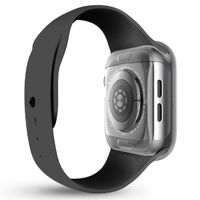 Uniq Garde Hybrid Apple Watch Hülle mit Displayschutz für die Apple Watch 4-6 / SE - 44 mm - Smoked (Tinted Grey)