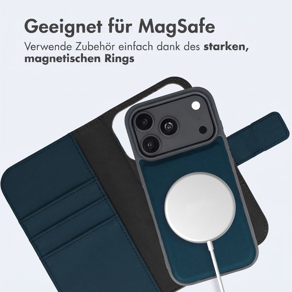 imoshion Herausnehmbare 2-in-1 Luxus-Bookcase Apple iPhone 18 Pro Max / 17 Pro Max - Blau