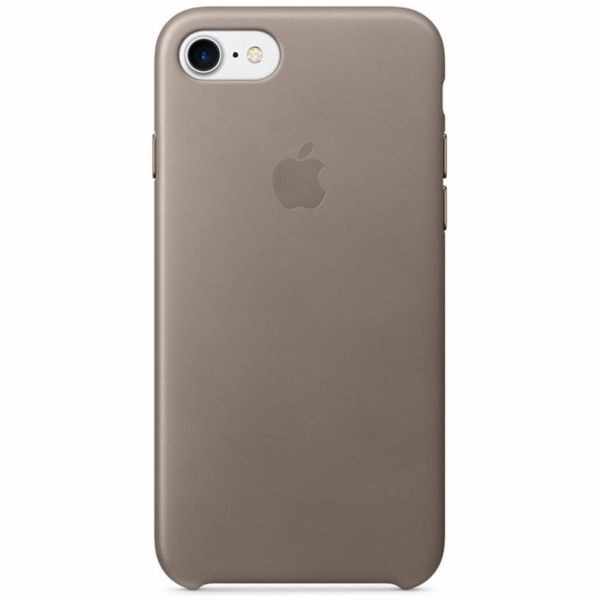 Apple Leder-Case Beige für das iPhone SE (2022 / 2020) / 8 / 7