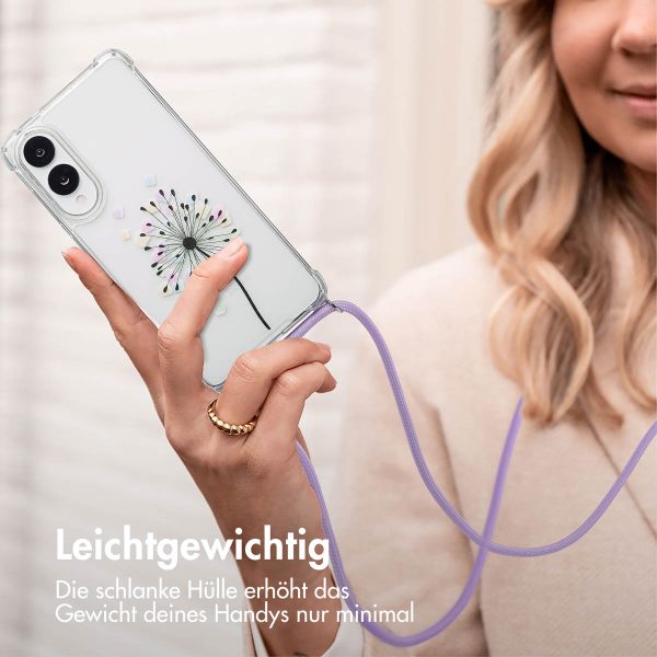 imoshion Design Hülle mit Band Samsung Galaxy S25 Edge - Sandstone Dandelion