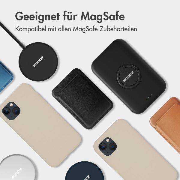 Accezz Liquid Silikoncase mit MagSafe für das Apple iPhone 16 Pro Max - Stone