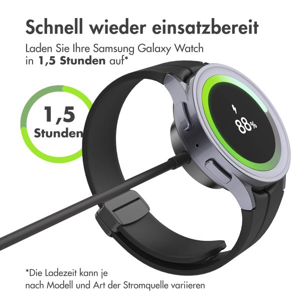 imoshion Ladekabel für die Samsung Galaxy Watch USB-C und USB-A - 1 Meter