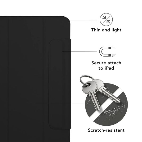 dbramante1928 Avenida ICON Klapphülle Apple iPad 11 (2025) 11 Zoll A16 / iPad 10 (2022) 10.9 Zoll - Midnight