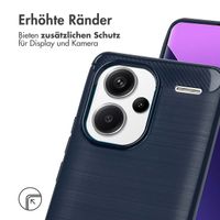 imoshion Brushed Back Cover Xiaomi Redmi Note 13 Pro Plus (5G) - Dunkelblau