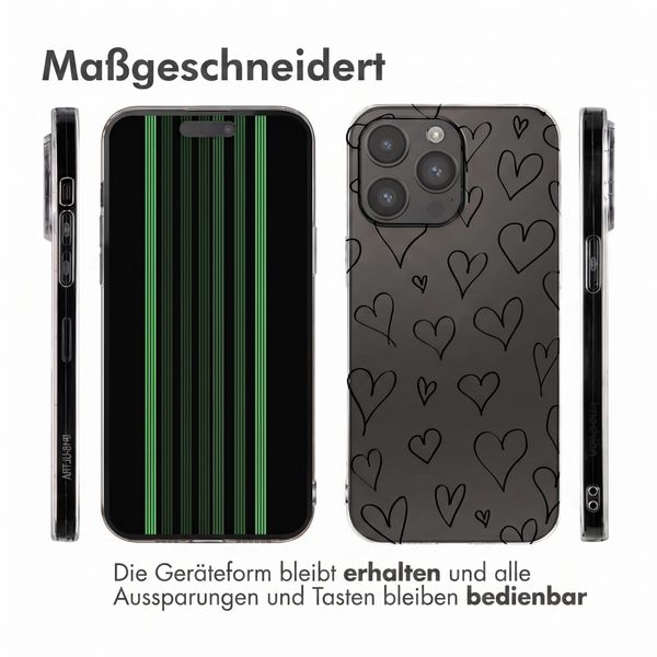 imoshion Design Hülle Apple iPhone 15 Pro Max - Hearts