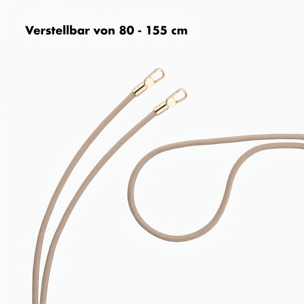 Selencia Universal Handyband mit 2 Haken - verstellbar - Beige