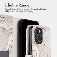 imoshion Design Klapphülle Apple iPhone 15 - Sandy Marble