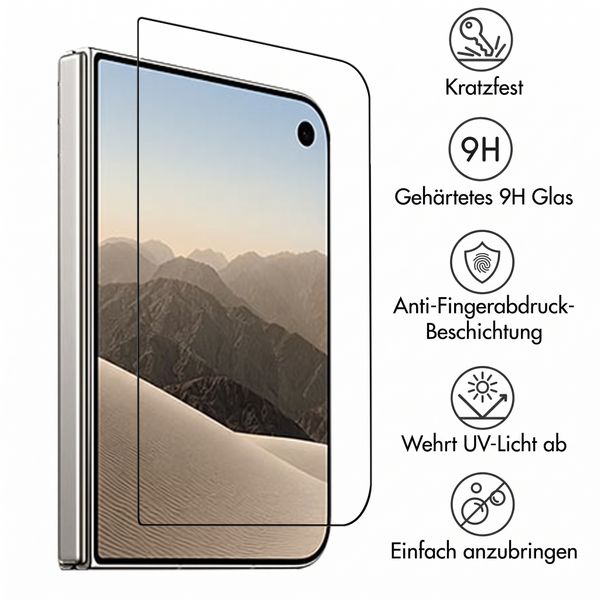 Accezz Displayschutz 2er-pack aus gehärtetem Glas Apple iPhone Duo