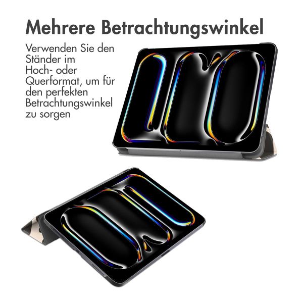 imoshion Design Trifold Klaphülle Apple iPad Pro 13 (2024) M4 - Leopard