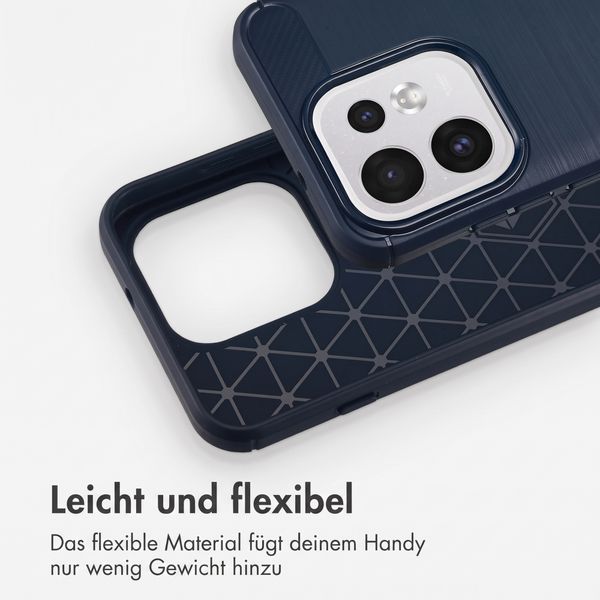 imoshion Brushed Back Cover Oppo Reno 16 / 16 Pro - Dunkelblau