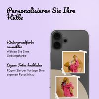 Personalisierte Hülle mit Filmrolle N°2 iPhone 16 - Transparent